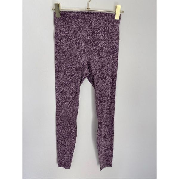 LULULEMON ATHLETICA Align Leggings In Arabesque Antoinette Smoky Quartz Sz 6