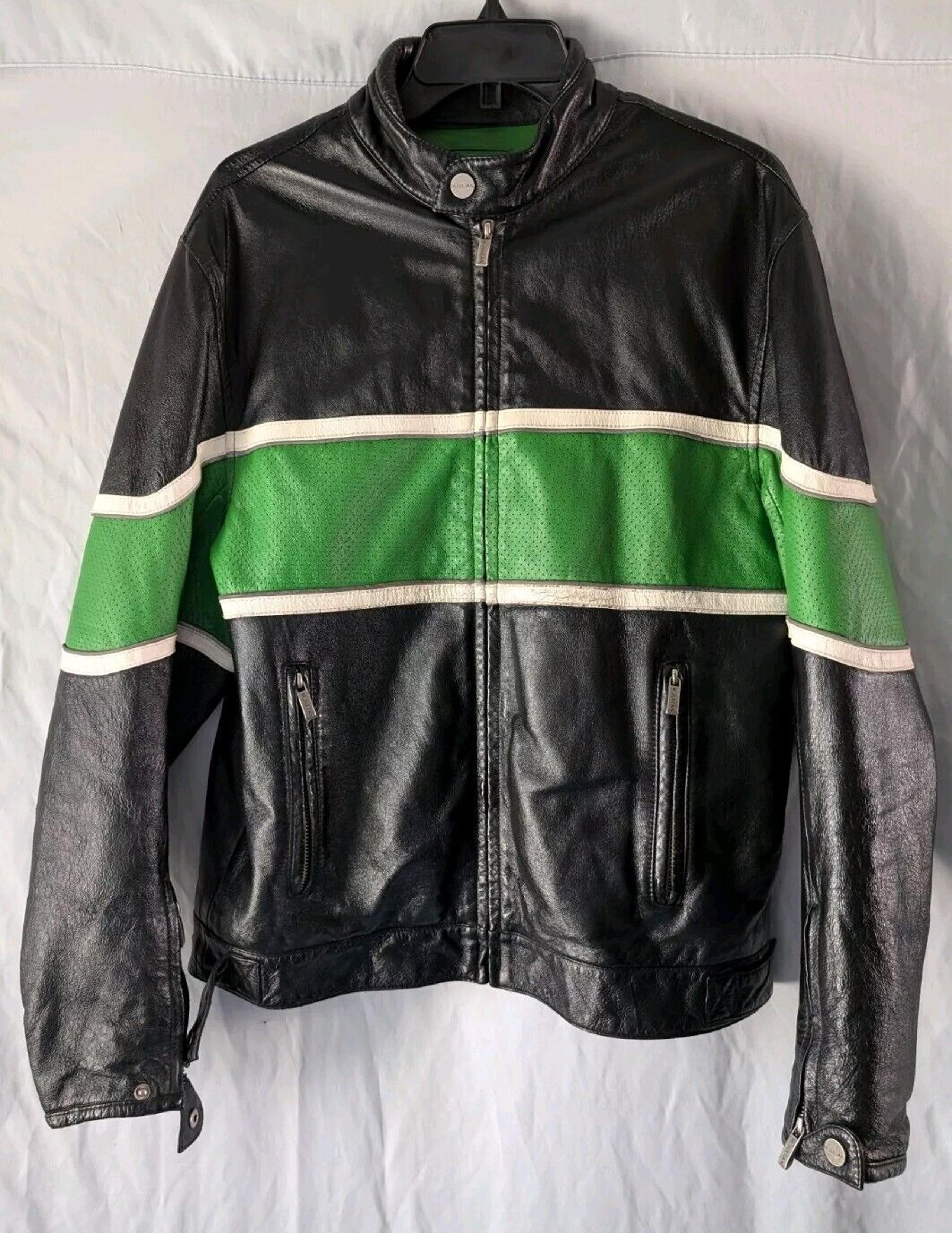 Sz Men's M Wilson's Leather M. Julian Leather Motorcycle Jacket