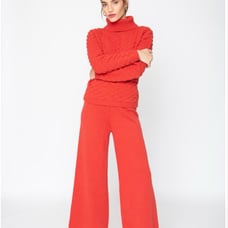 Callahan Rachelle turtleneck top Brick
