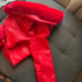 Azalea Wang Red leather jacket
