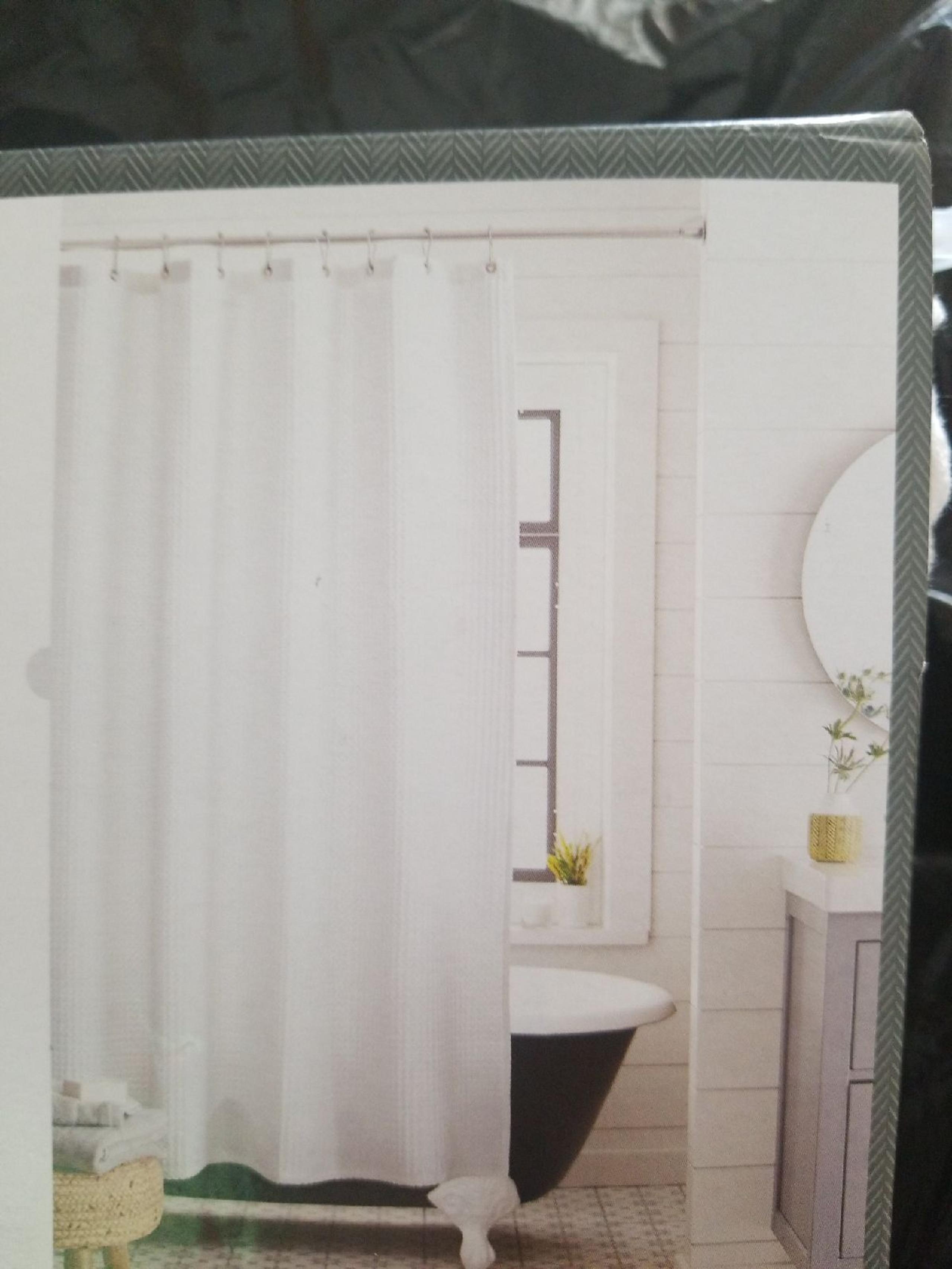 Waffle Weave Shower Curtain - Threshold™