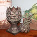 Large Ornate 17.5 Old World French Country Lidded Pineapple Statuary Decor Dish