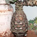 Large Ornate 17.5 Old World French Country Lidded Pineapple Statuary Decor Dish