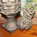 Large Ornate 17.5 Old World French Country Lidded Pineapple Statuary Decor Dish