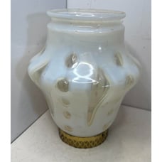 Vintage Opalescent Coin Dot Light Shade