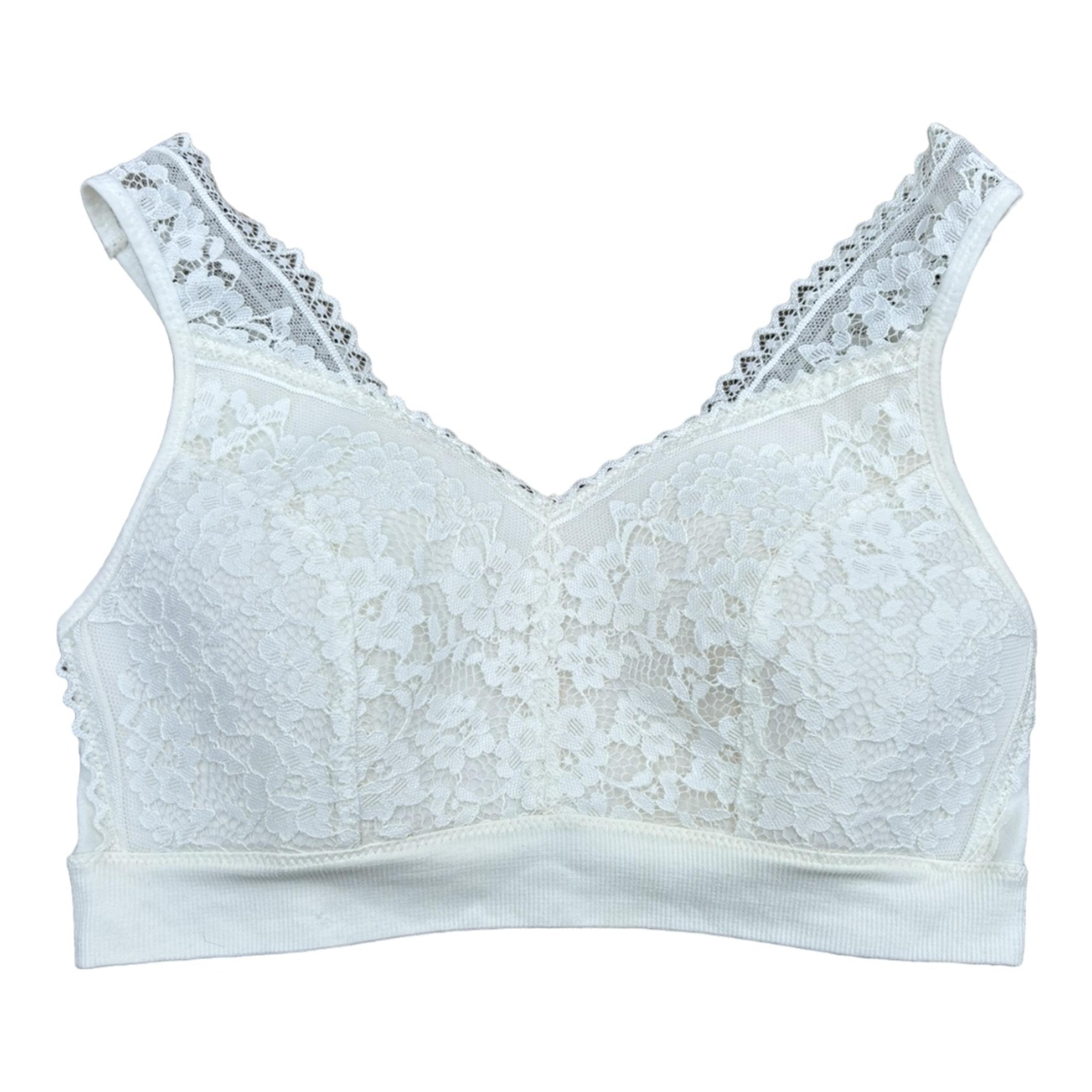 Day Trip White Lace Padded Bralette