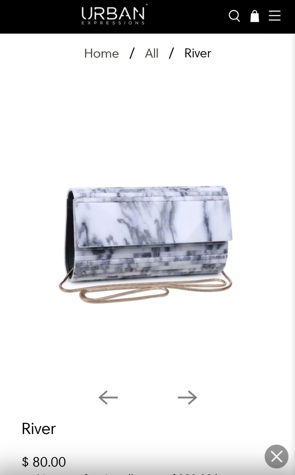 NWT! Urban expressions clutch