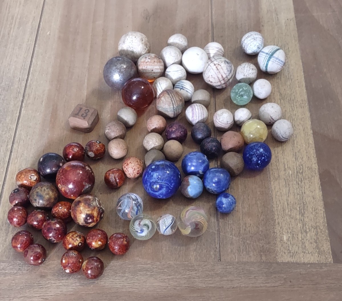 Antique Marbles lot toys