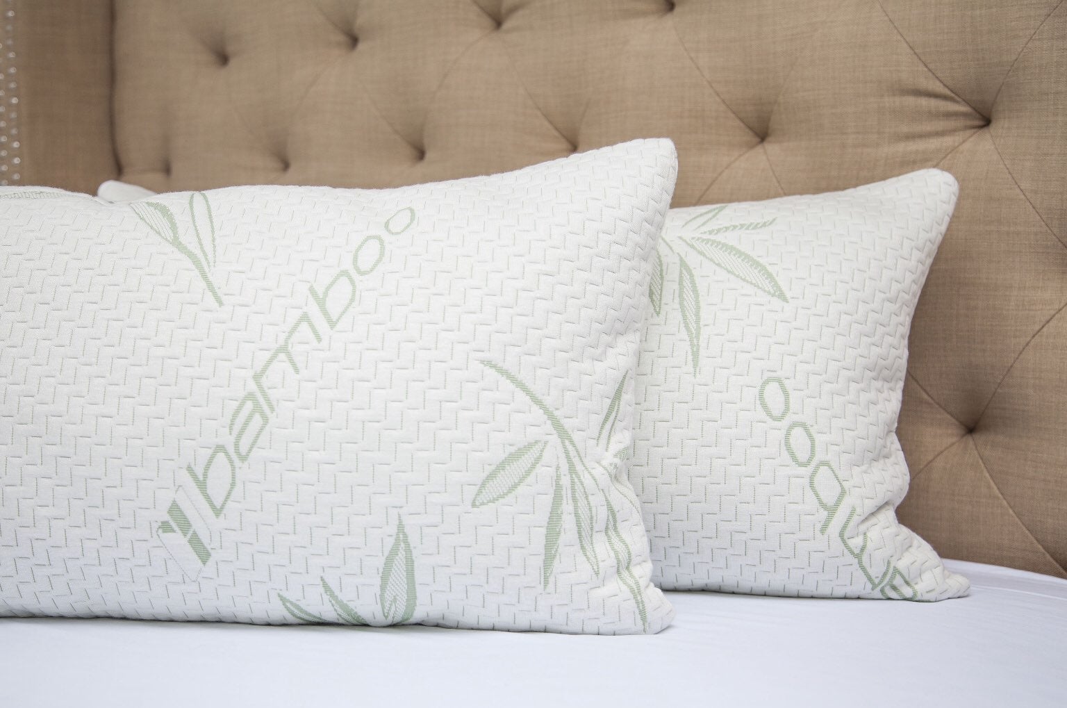 Luxury Bamboo Pillow - Queen - 2 pack