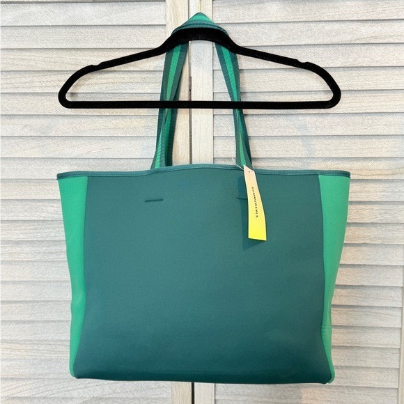 Summersalt NWT Neoprene Beach Tote Bag Seaweed Green