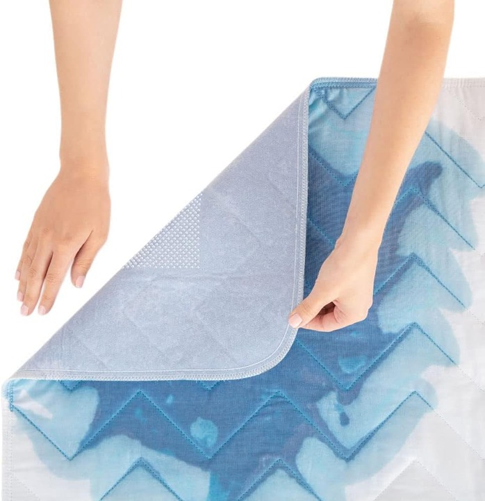 Slip-Resistant Bed Pads, Reusable Underpads, 52x34, Waterproof