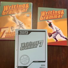 BJU 7th Writing and Grammar /English