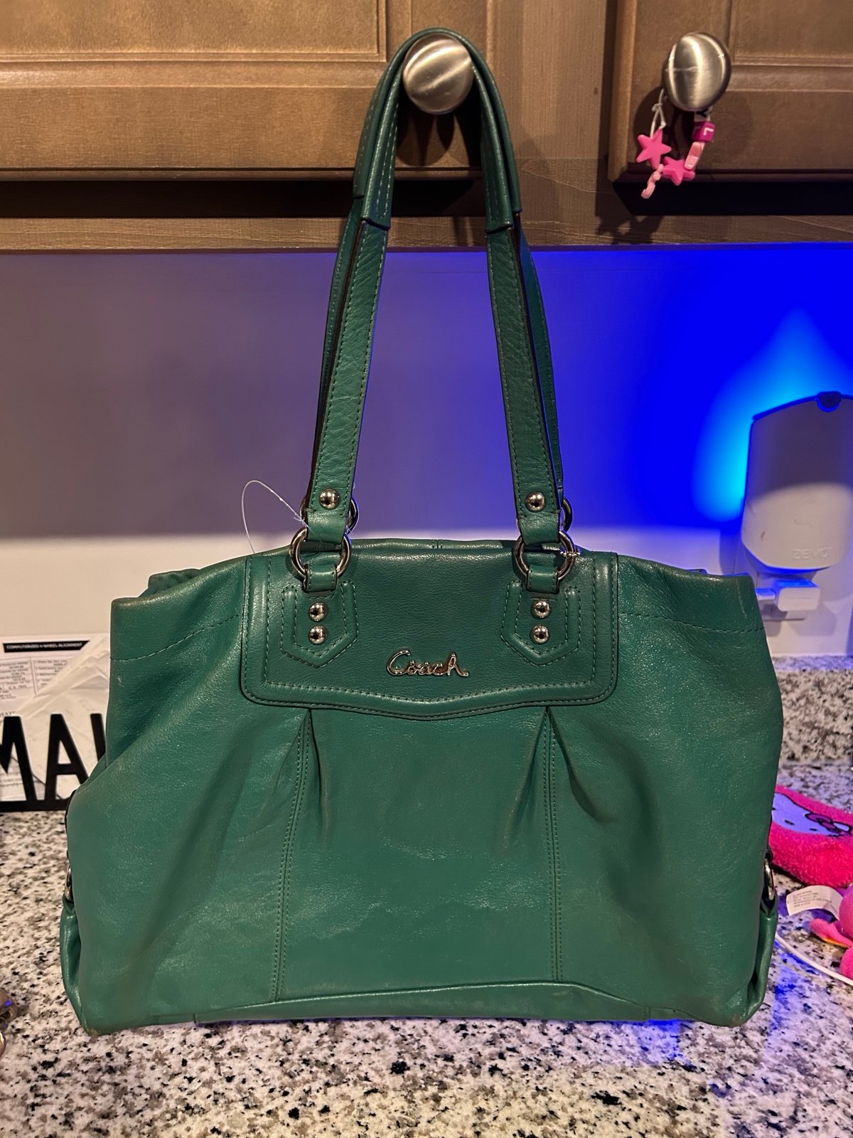 Vintage Coach Ashley leather carryall shoulder bag satchel