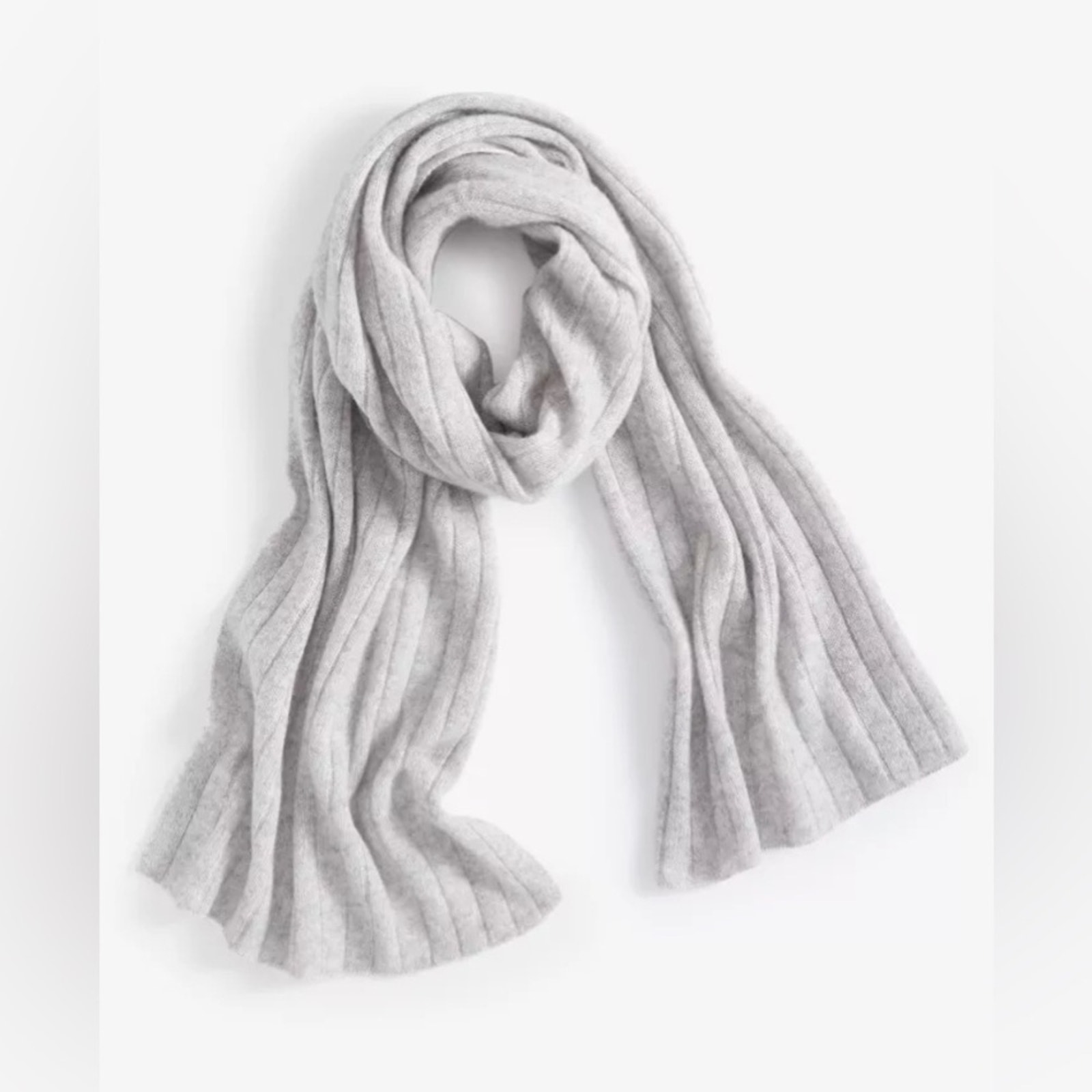 Charter Club Ribbed Cashmere Muffler Scarf