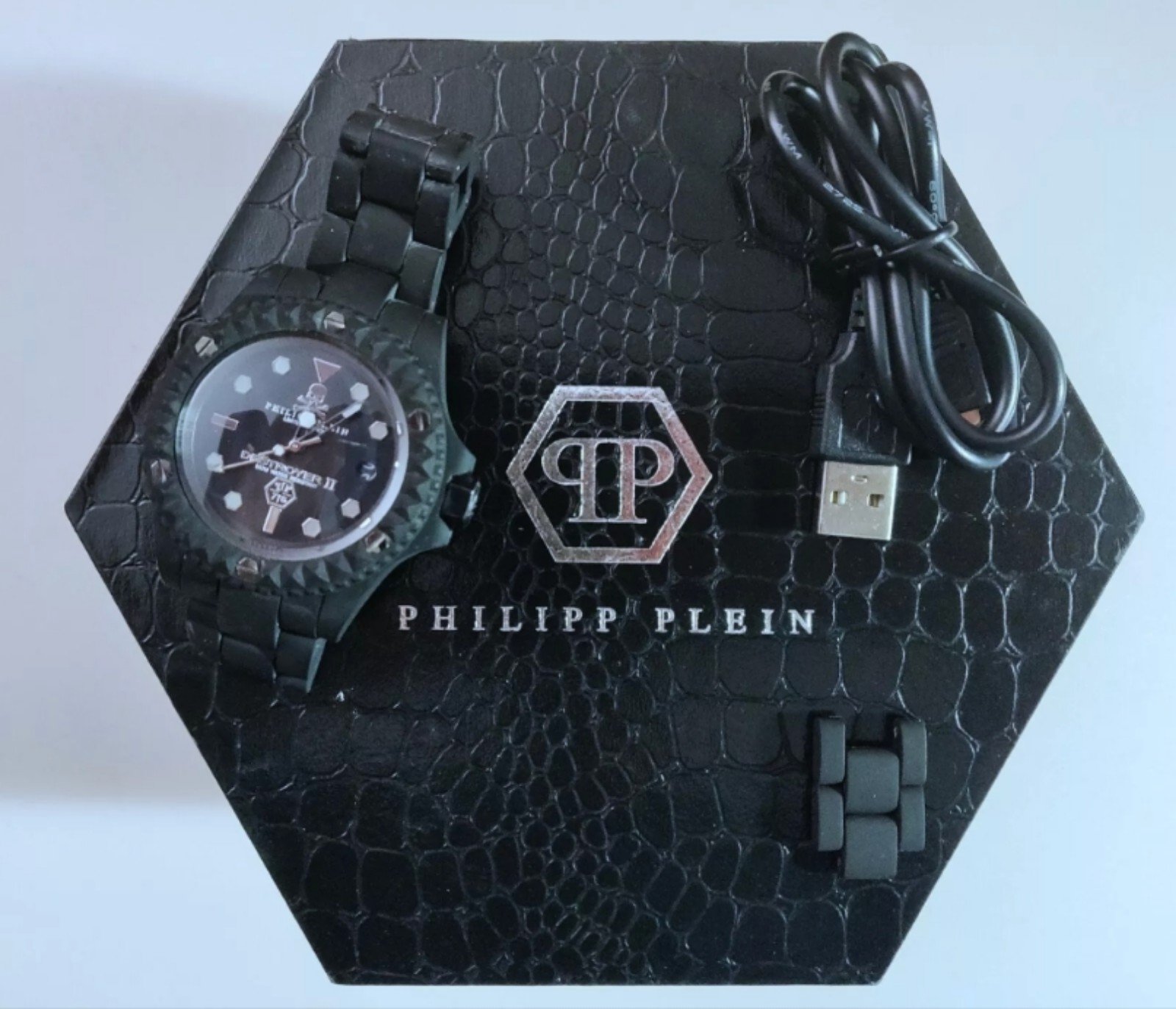 Philipp Plein Destroyer II Focus Black Matte Watch