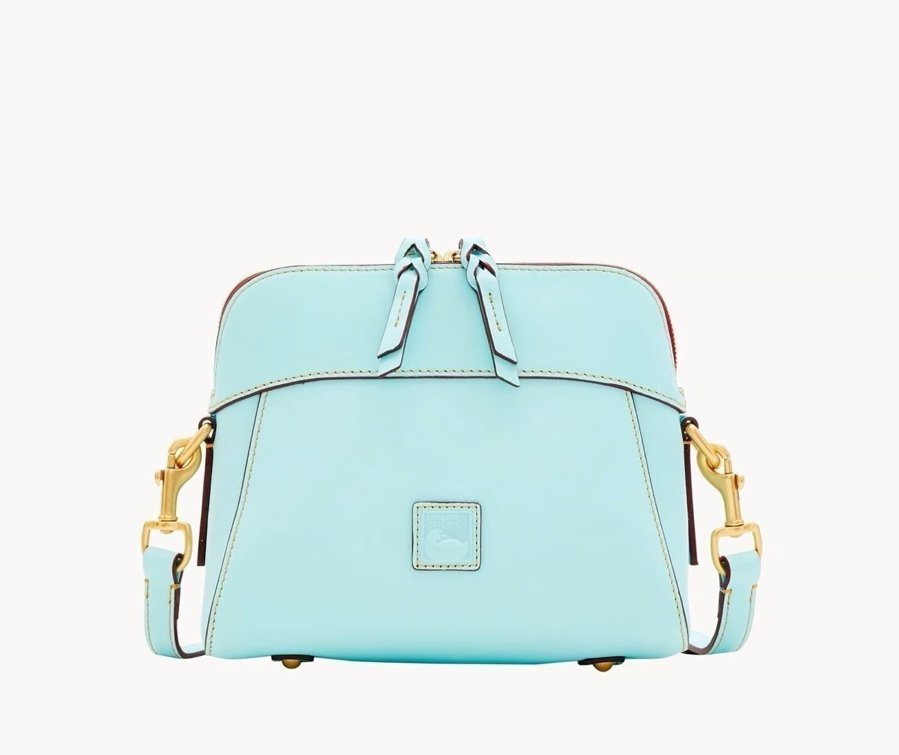 Dooney & Bourke Pale Blue Cameron Florentine Leather Crossbody Bag
