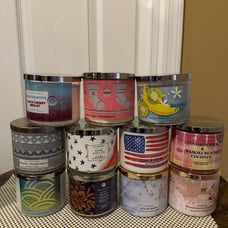 Bath and body works candle bundle