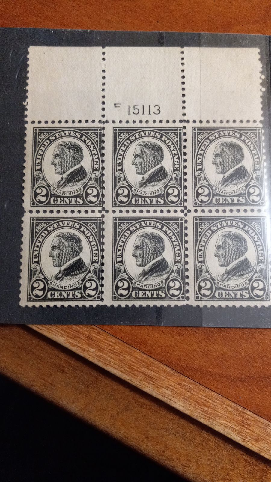 Us stamp 2cent block of 6 NM NH og