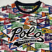 Polo Ralph Lauren Sweatshirt Men 2XB Bear Baseball Pennant AOP Crewneck Pullover