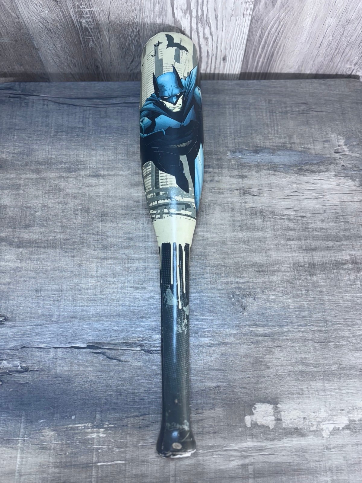Vintage Batman Padded All Around Graphics Franklin Bat 20.5” HTF