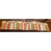 Vintage American Red & Green Wreath Quilt Pattern Holiday Wrap Gift 1980's Xmas