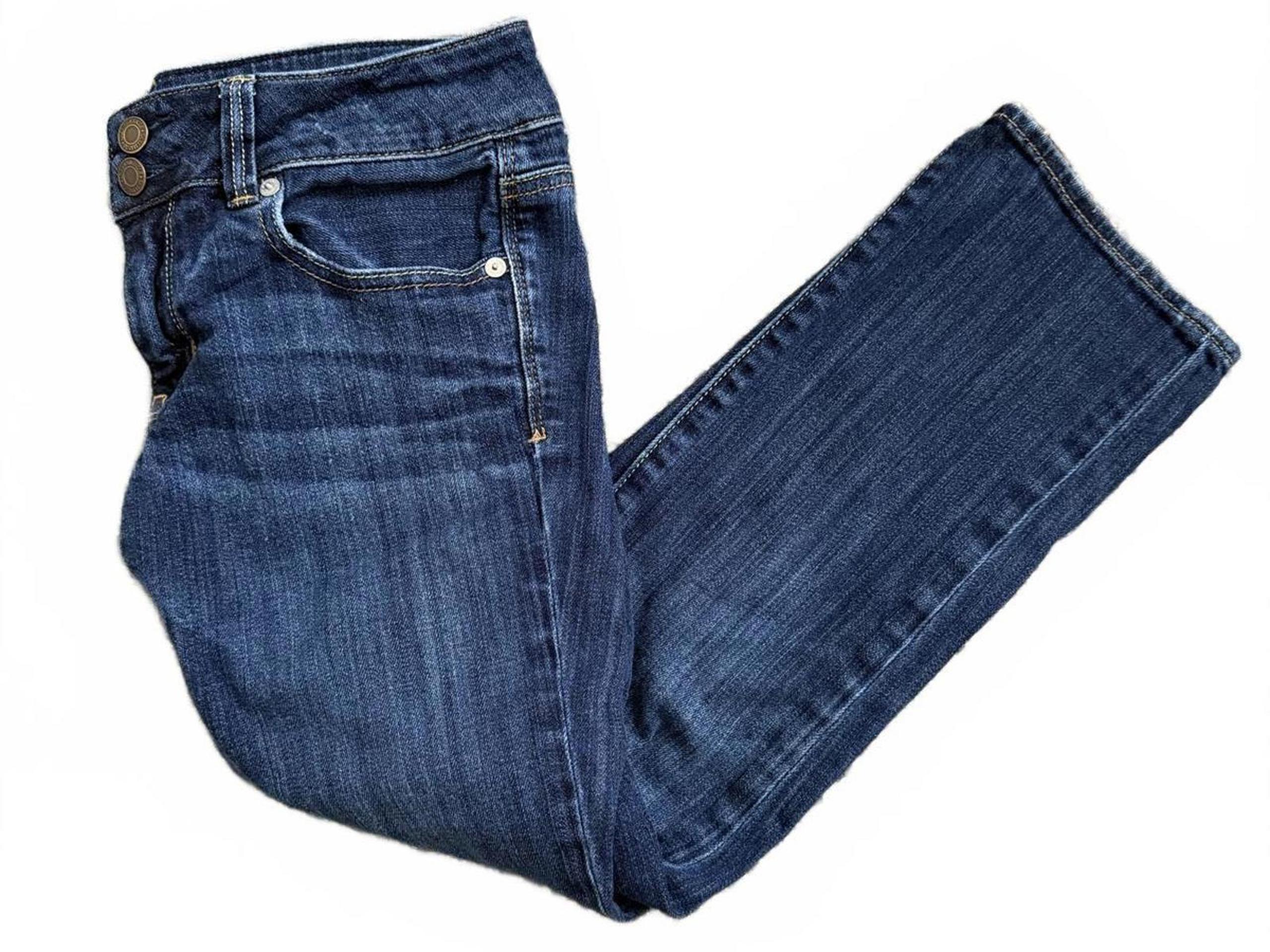American Eagle Artist Women's Denim Jeans Size 6 Small Stretch Cropped Cotton