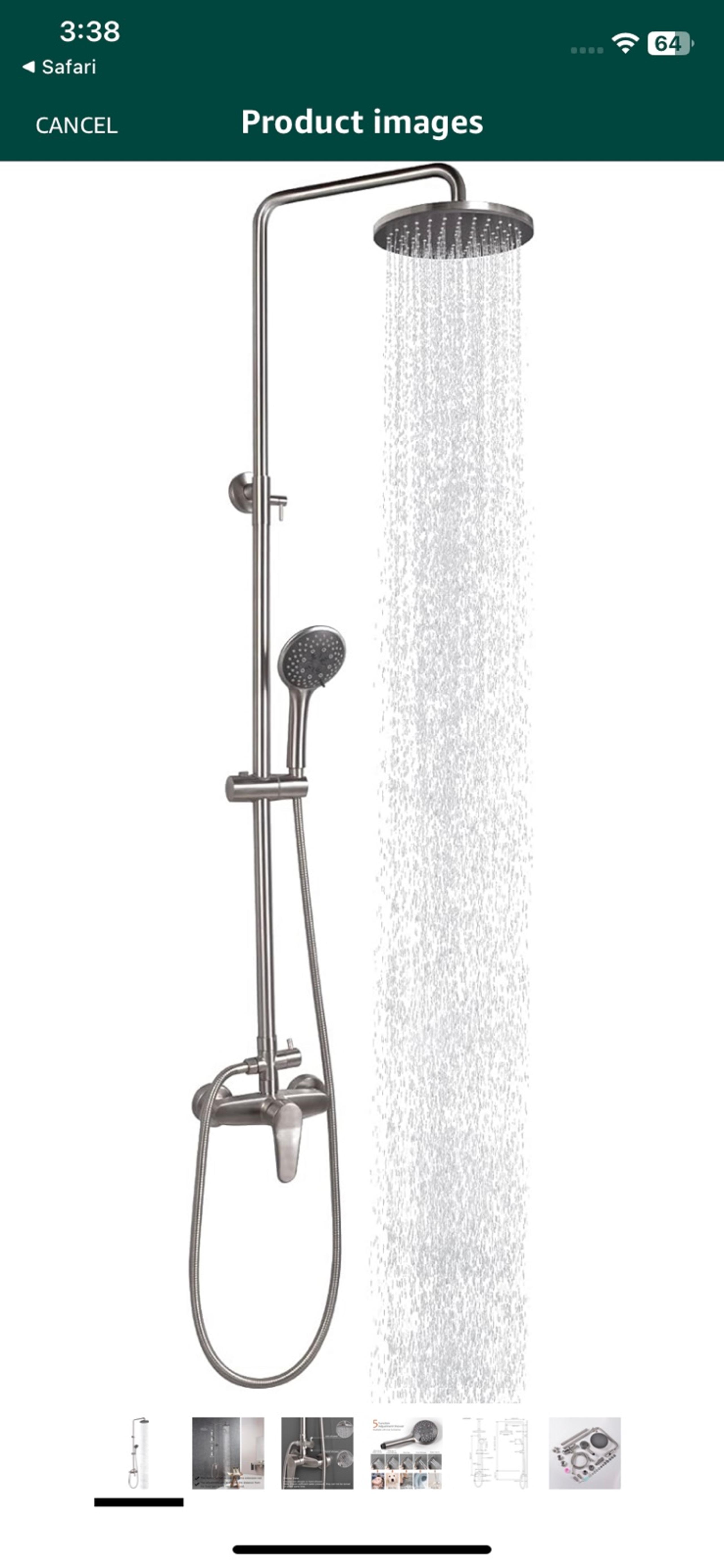 shower faucet
