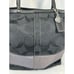 Coach 12978 Vintage Tote Black and Silver Pre Owned RARE HTF~MINT