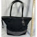 Coach 12978 Vintage Tote Black and Silver Pre Owned RARE HTF~MINT