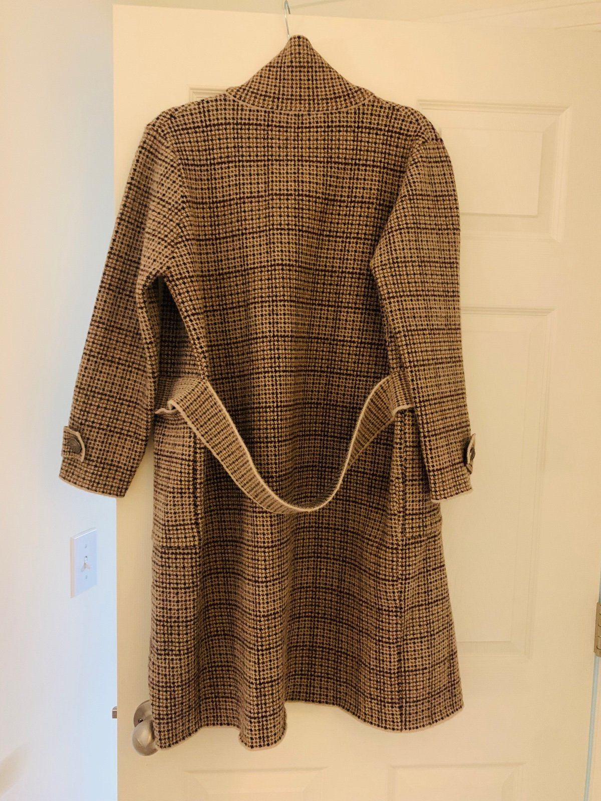 Vintage warm wool blend coat