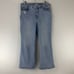 Good American straight leg light wash denim jeans