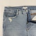 Good American straight leg light wash denim jeans