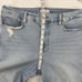 Good American straight leg light wash denim jeans