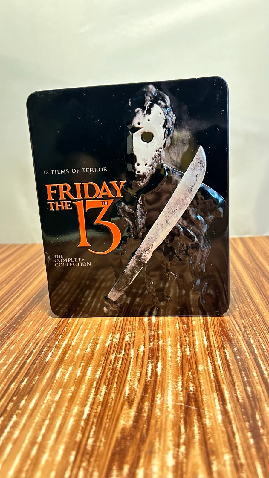 Friday The 13th The Complete Collection Metal Tin Blu-Ray Book Patch Jason RARE