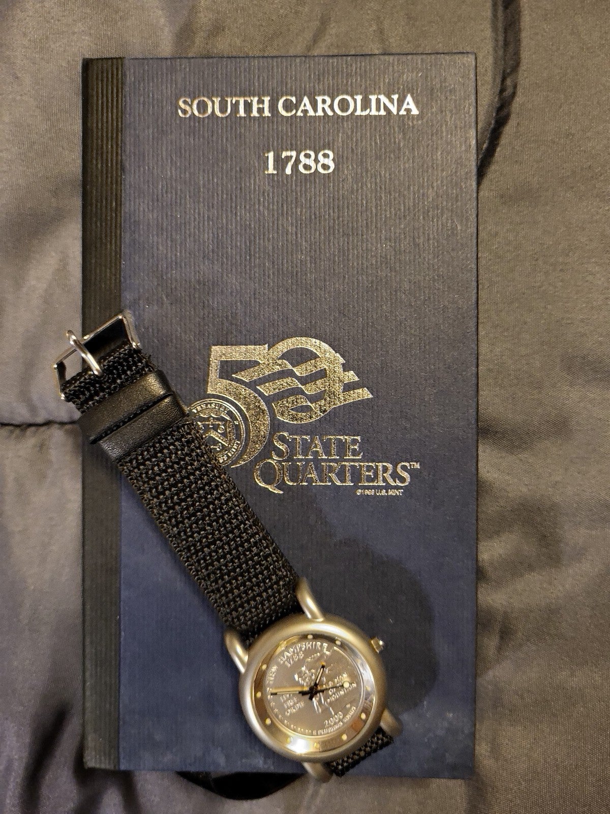 US Mint 50 State Quarters Mens Book Watch Coin Watches US