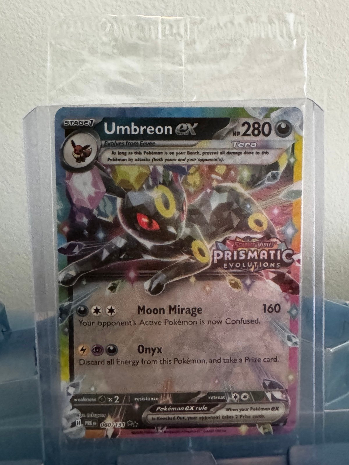 Umbreon ex (Prismatic Evolutions stamp)