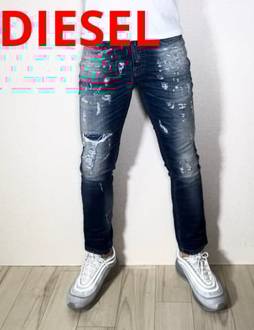 DIESEL Diesel Jog Denim Damage Repair W23