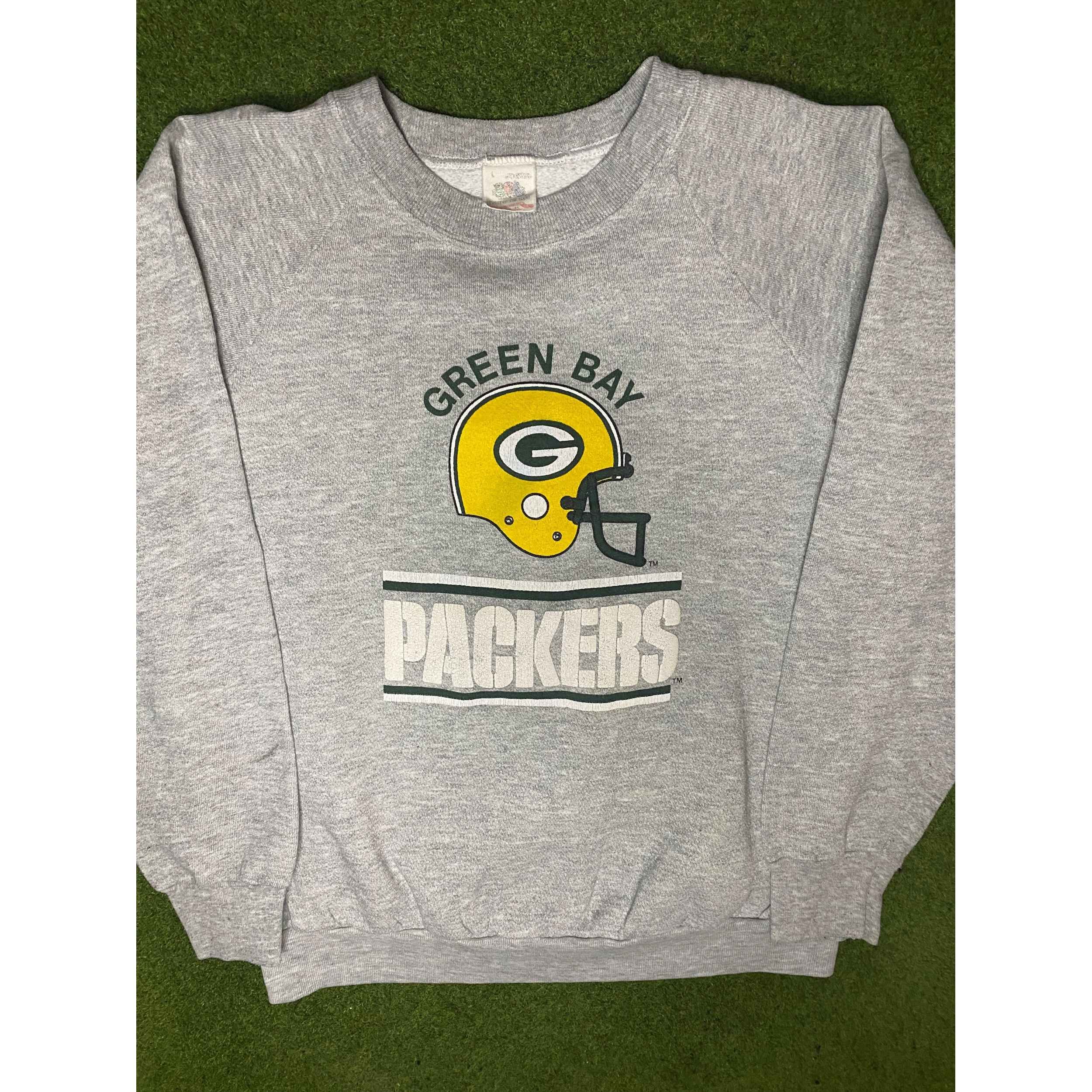 80s Green Bay Packers - Vintage NFL Sweatshirt (Large)