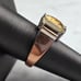 Womens Vintage Estate Sterling Silver Multi Stone Modernist Ring 9.2g E1897