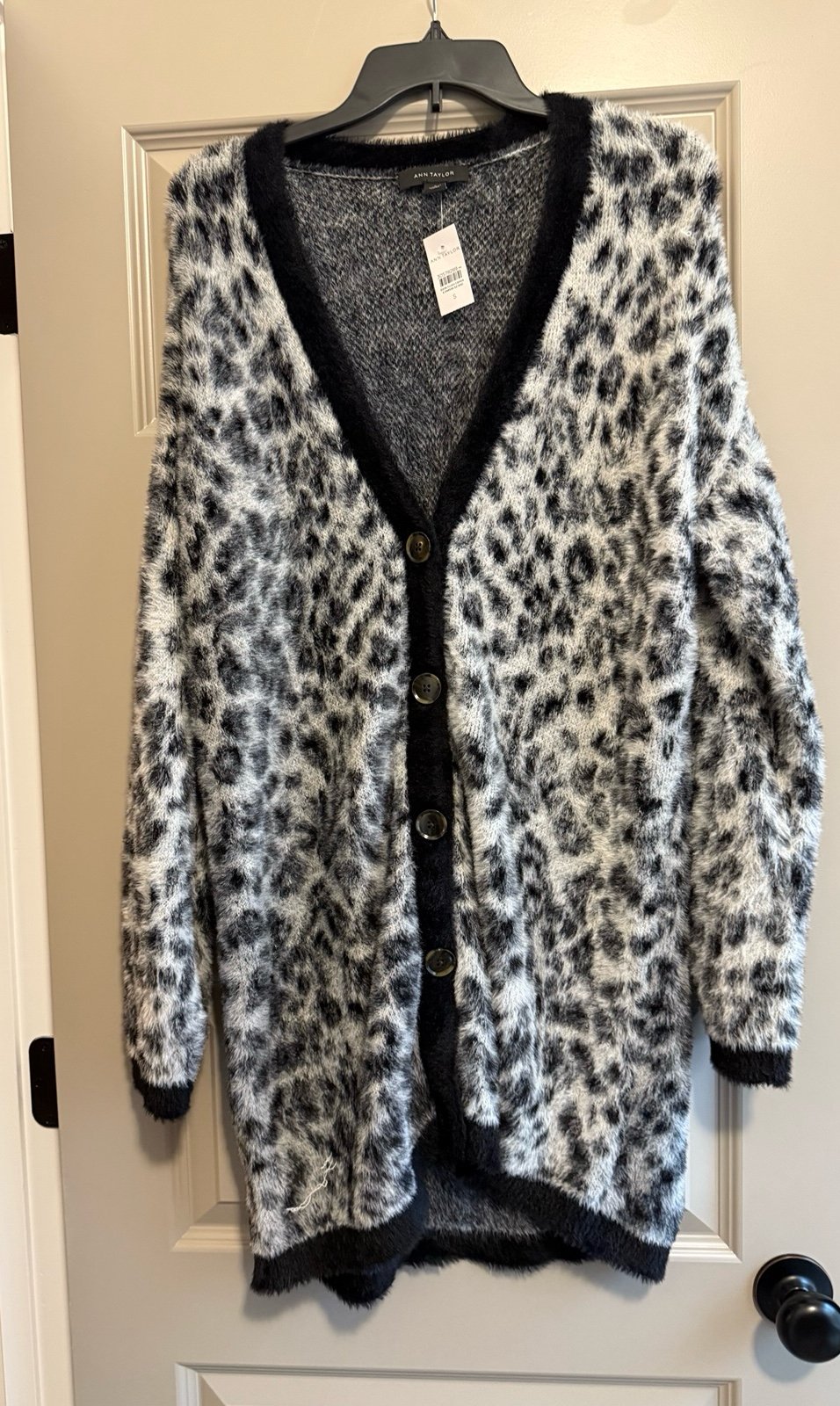 NWT Ann Taylor Leopard Duster