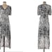 Express NWT! Grey Rayon Short Sleeve, V-Neck, High/Low Silhouette Dress Size XS