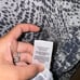Express NWT! Grey Rayon Short Sleeve, V-Neck, High/Low Silhouette Dress Size XS