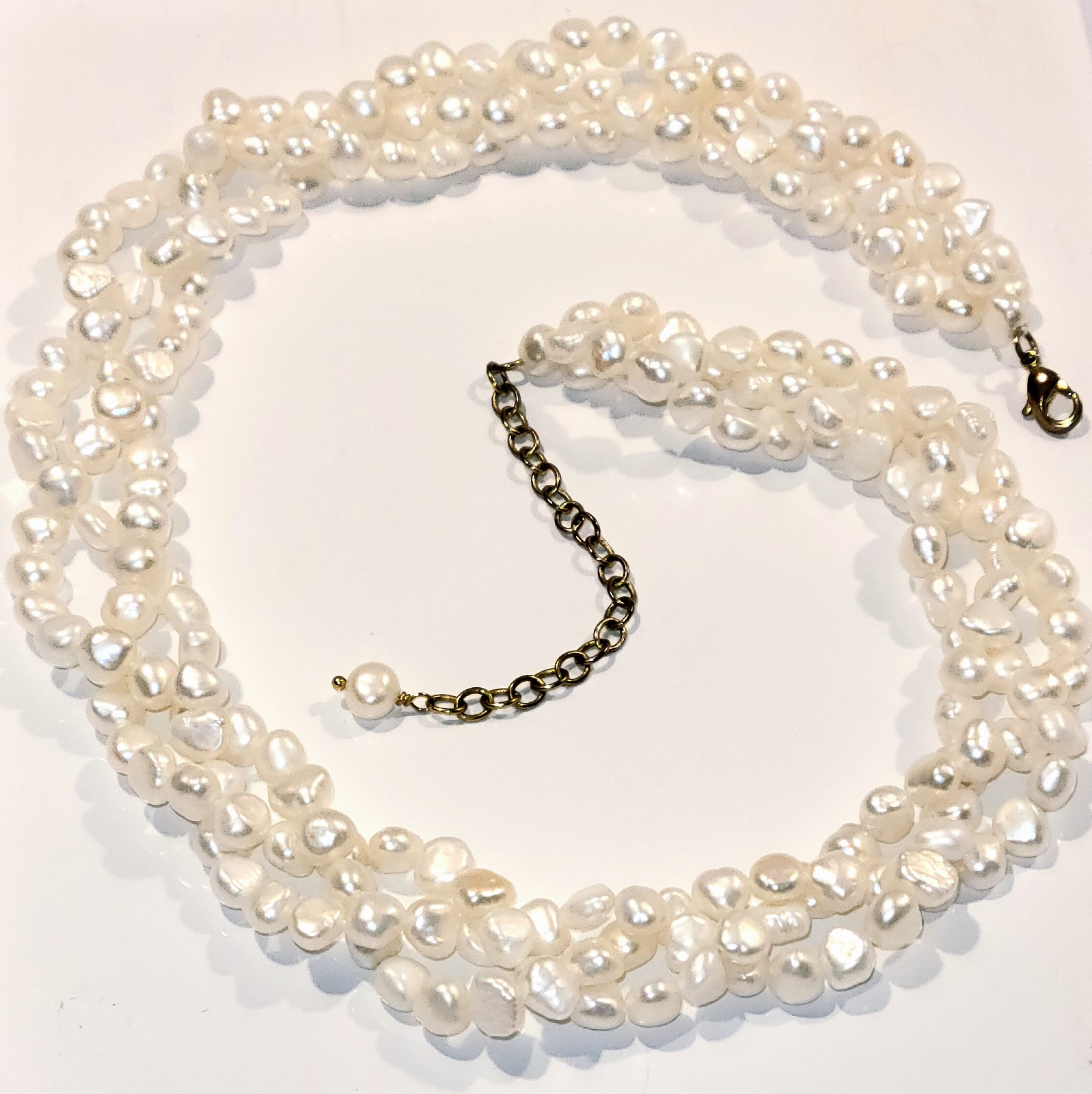 Vintage Baroque Freshwater Pearl Necklace