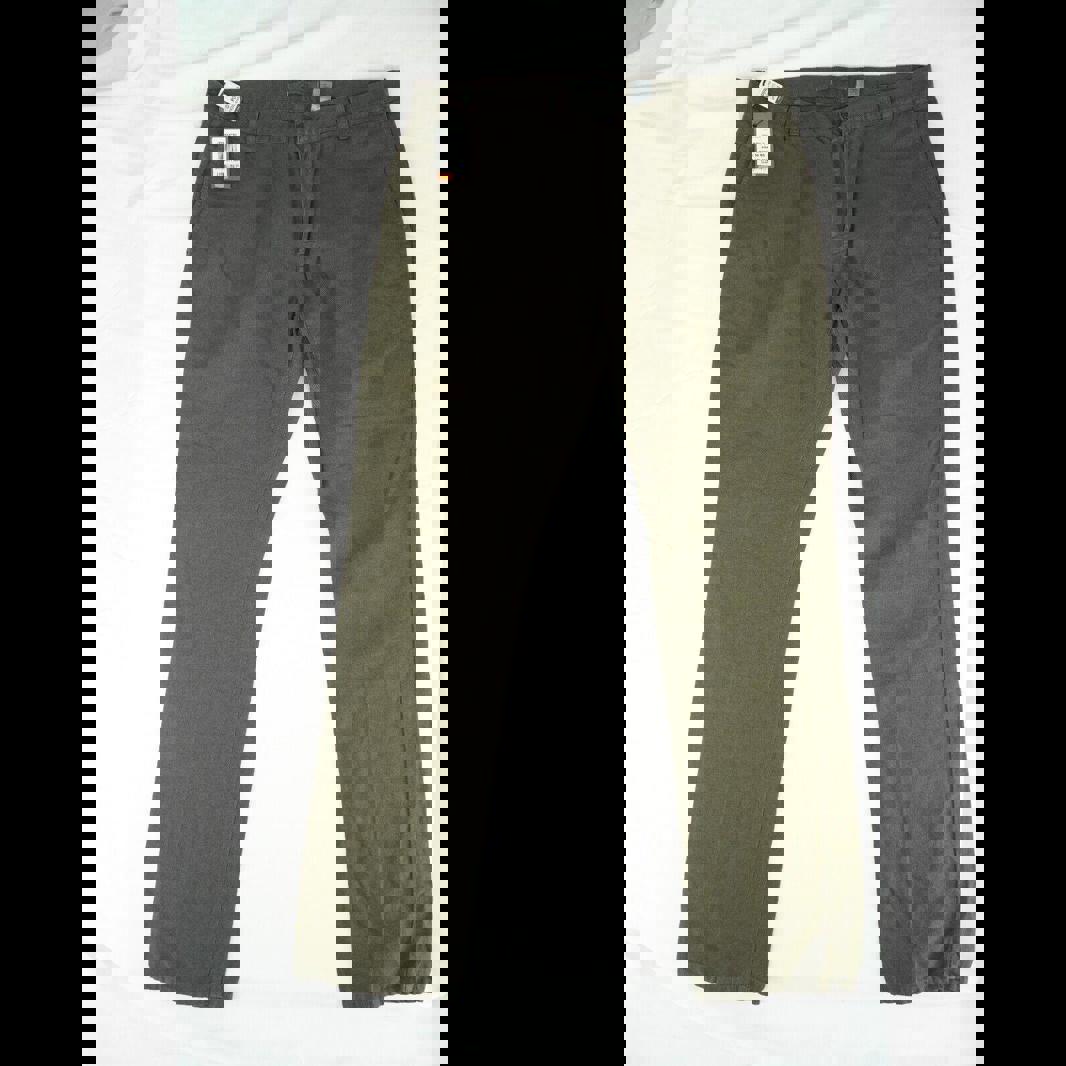 John Varvatos 36RG Green Olive Motor City Jean J293R2-AYEH Color 211 Earth w Tag