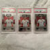 2018 Panini Prizm W/C Robert Lewandowski PSA 9 MINT - set of 3 cards