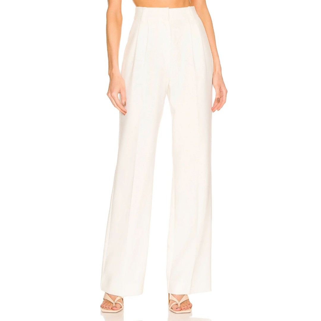 Favorite Daughter THE FAVORITE PANT Geneva Size 10 White NWT Authentic