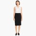 J. Crew No.2 Pencil Skirt Petite 6 Black