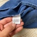 Vintage 1980s Oshkosh B'Gosh Girls 5 Years Plaid Heart Bow Back Denim Skirtall