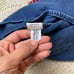 Vintage 1980s Oshkosh B'Gosh Girls 5 Years Plaid Heart Bow Back Denim Skirtall