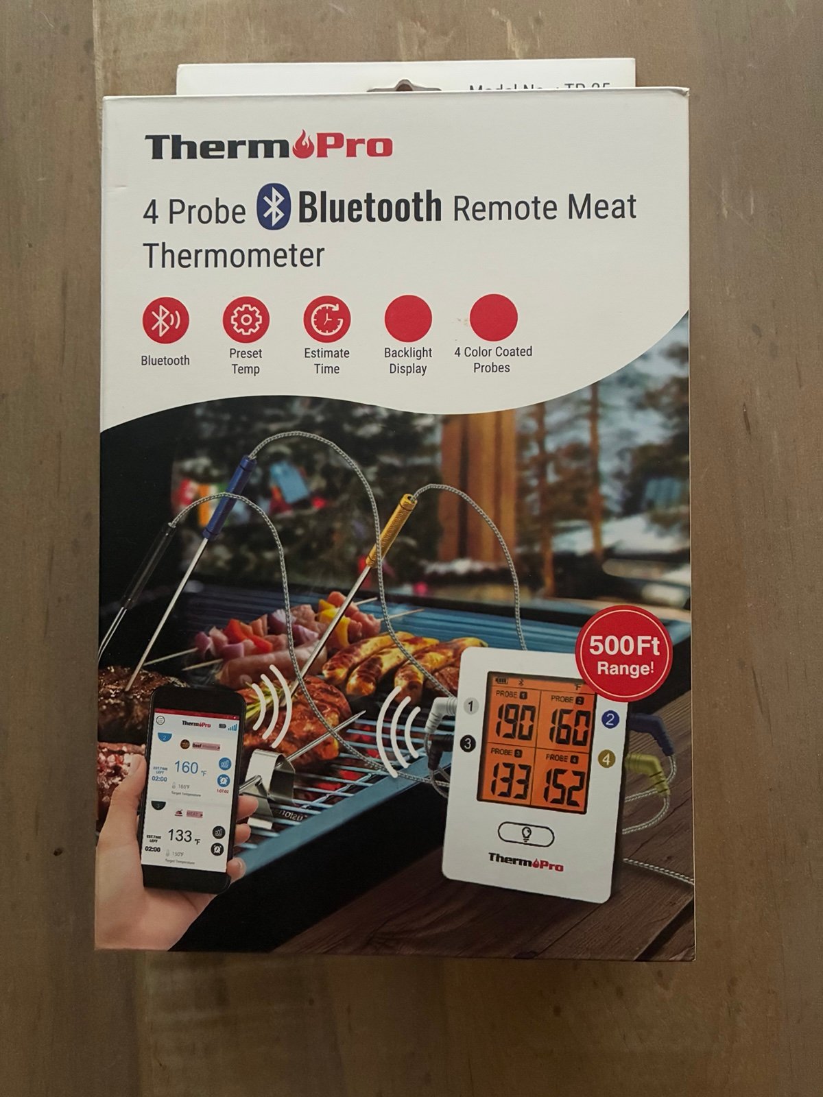 Thermpro 4 probe bluetooth thermometer